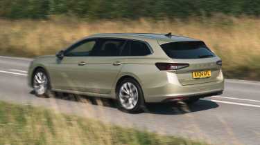 Skoda Superb Estate rear quarter dynamic