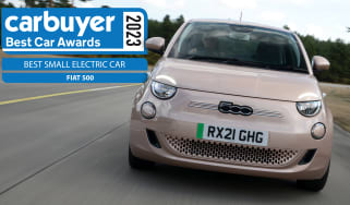 Carbuyer best small electric car Fiat 500
