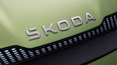 New Skoda Vision 7S badge