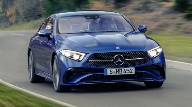 2021 Mercedes CLS - front 3/4 driving 