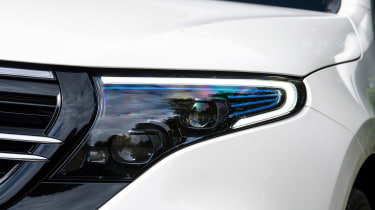 Mercedes EQC SUV headlights
