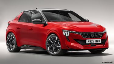 Peugeot 208 GTi render front quarter