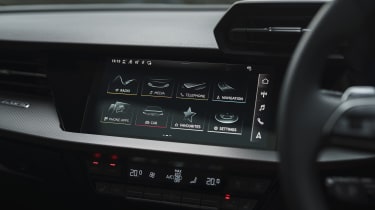 Audi RS 3 Sportback Launch Edition touchscreen