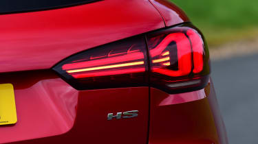 MG HS SUV facelift rear lights