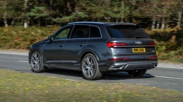 Audi Q7 SUV rear 3/4 cornering