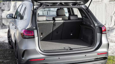 Mercedes GLA boot - seats up