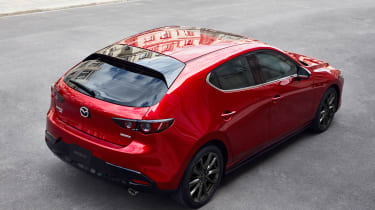 2019 Mazda3 hatchback rear