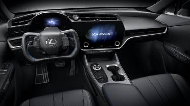 Lexus RZ dashboard