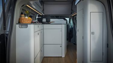 Ford Transit Custom Nugget LWB kitchen