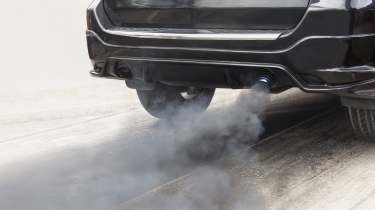 Exhaust smoke