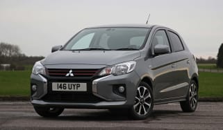 2020 Mitsubishi Mirage Design - front 3/4 view