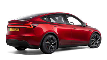 Tesla Model Y facelift render rear quarter