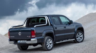 The Amarok has good clearance and a range of optional body protectors including sill guards