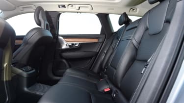 Rear-seat passengers have lots of space to stretch out