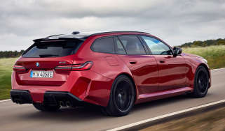 BMW M5 Touring rear quarter cruising