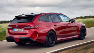 BMW M5 Touring rear quarter cruising