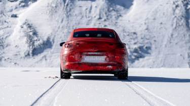 Mercedes CLA prototype rear