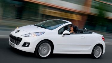 Peugeot 207 CC convertible 2013 front tracking