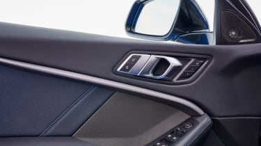 BMW M135i door panel controls