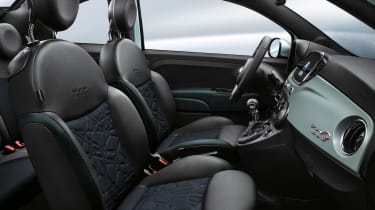 Fiat 500C mild hybrid seats
