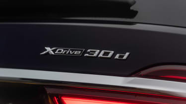 BMW X7 SUV badge