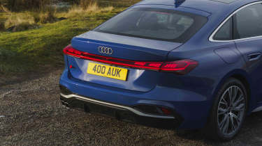 Audi A5 rear quarter closeup