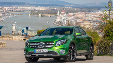 The Mercedes GLA is a crossover offering a stylish interior and a relaxing drive