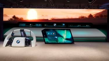 BMW Panoramic iDrive display model