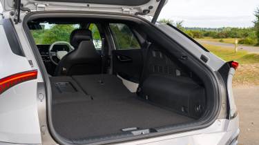 New Kia EV6 boot seats folded