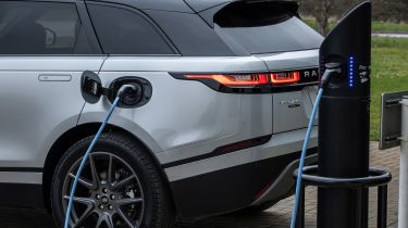Range Rover Velar SUV charging