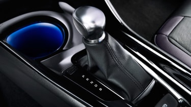 Hybrid models are fitted with a CVT-type automatic gearbox which is noisy