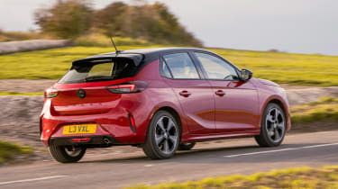 Vauxhall Corsa facelift rear driving