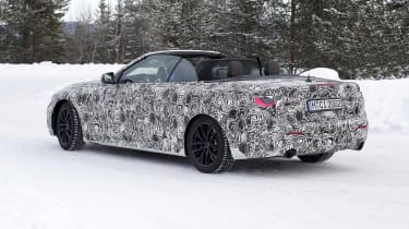 BMW 4 Series Convertible testing in the Arctic Circle