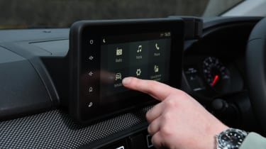 Dacia Sandero hatchback infotainment