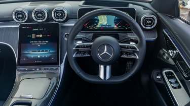 Mercedes CLE Cabriolet steering wheel