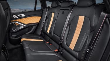 BMW X6 M Competition rear seats