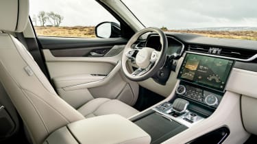 Facelifted Jaguar F-Pace interior