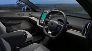 Volvo EX30 UK steering wheel
