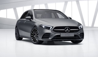 2020 Mercedes A-Class Exclusive Edition and Exclusive Edition Plus - front 3/4 static