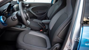 Smart EQ ForFour hatchback front seats