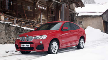 The entry-level X4 xDrive20d has a 2.0-litre diesel engine with 187bhp
