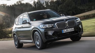 BMW X3 SUV front tracking