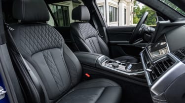 BMW X7 SUV front seats