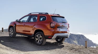 2021 Dacia Duster SUV - rear 3/4 static 