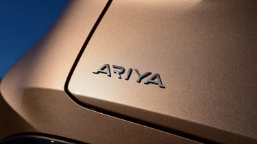 Nissan Ariya SUV boot badge
