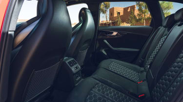 Audi RS4 Avant estate rear seats