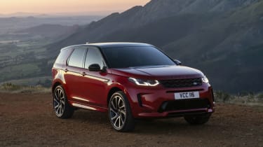 Land Rover Discovery Sport SUV front 3/4 static