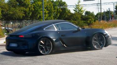 Porsche Cayman Electric rear quarter