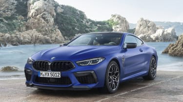 BMW M8 Competition coupe - 3/4 front static 