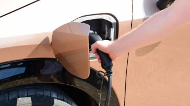 Nissan Ariya SUV charging flap